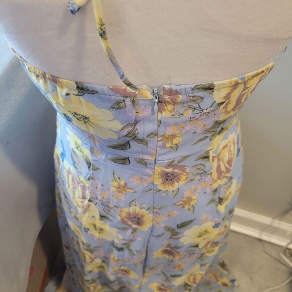 Ruby Sees Floral Maxi Dress High Neck Size US 6 - Picture 5 of 12